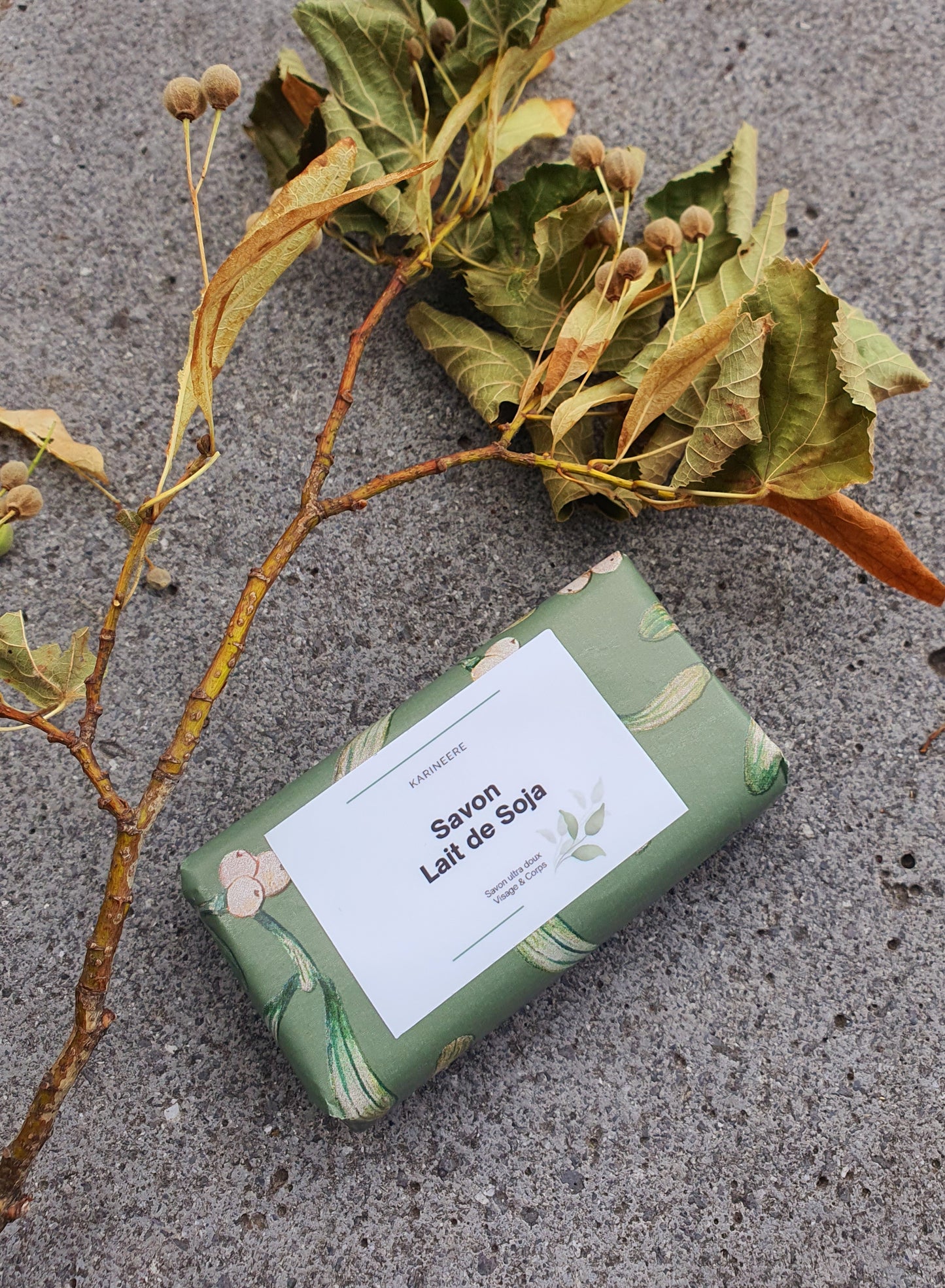 Savon au lait de soja