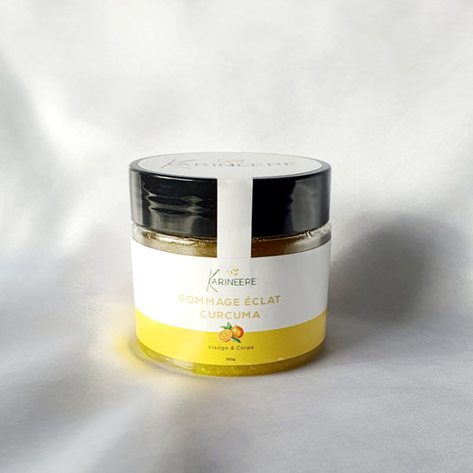 Gommage visage au curcuma